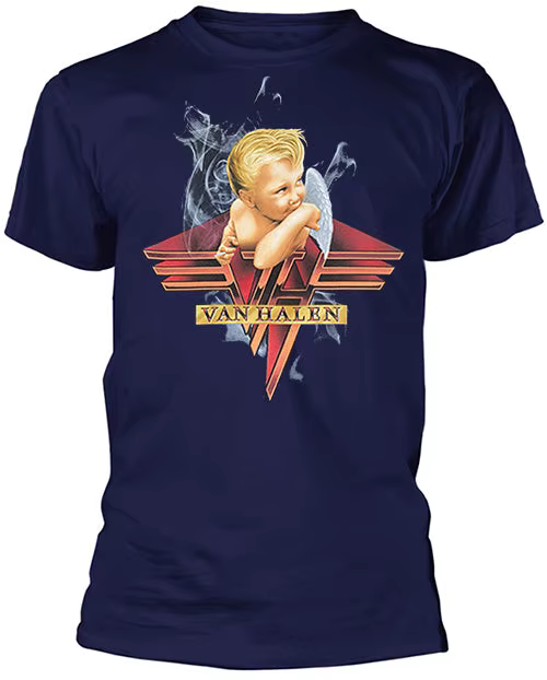 Rare Van Halen T-Shirt cadeau chemise graphique à manches courtes imprimé coton t-shirts décontracté