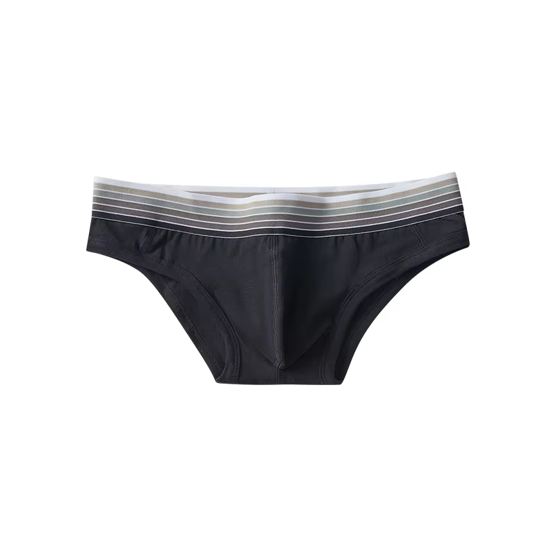 Sous-vêtements taille basse pour jeunes hommes, slips serrés en coton pour l'été, slips de sport res