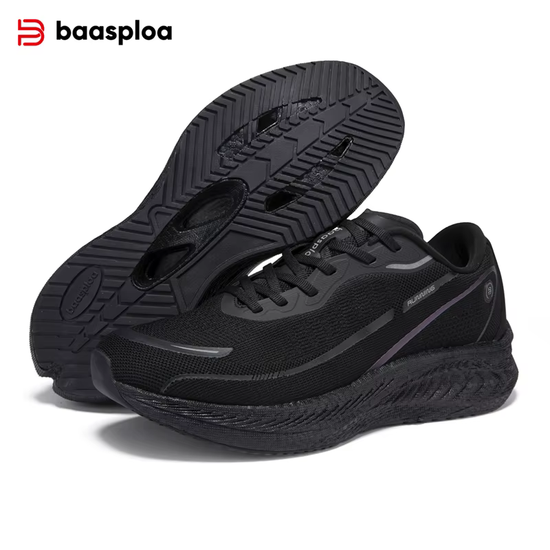 Baasploa nouveaux hommes chaussures de course chaussures de Sport légères pour hommes confort respir