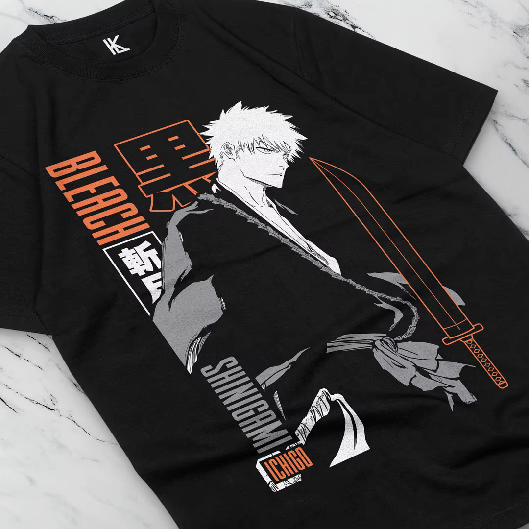 T-shirt unisexe Bleach Ichigo Kurosaki