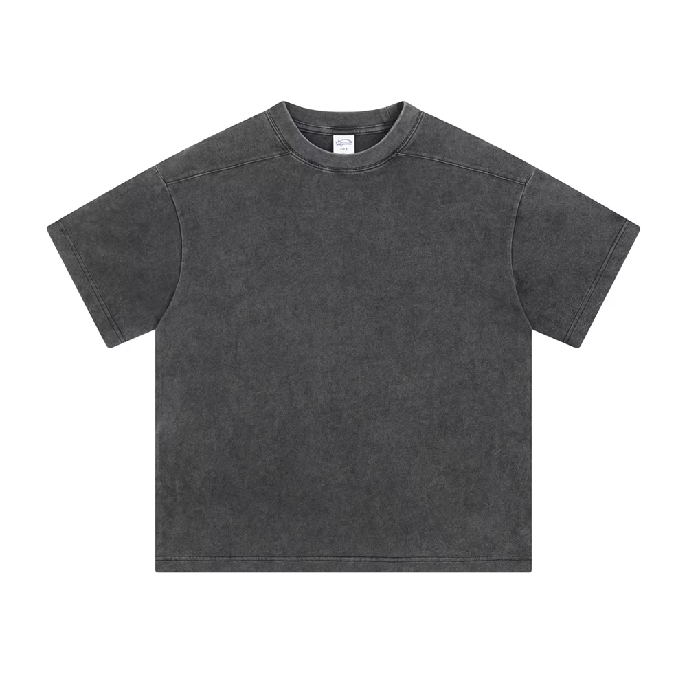 ZODF Vintage 2025 hommes Batik lavé 100% coton T-Shirts unisexe surdimensionné été en détresse 275gs
