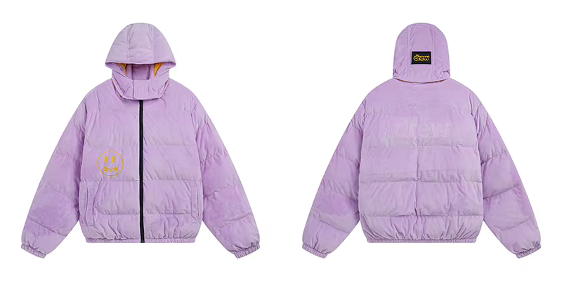 Drew House – manteau chaud avec logo brodé pour homme, vêtement d'hiver de styliste, niche américain