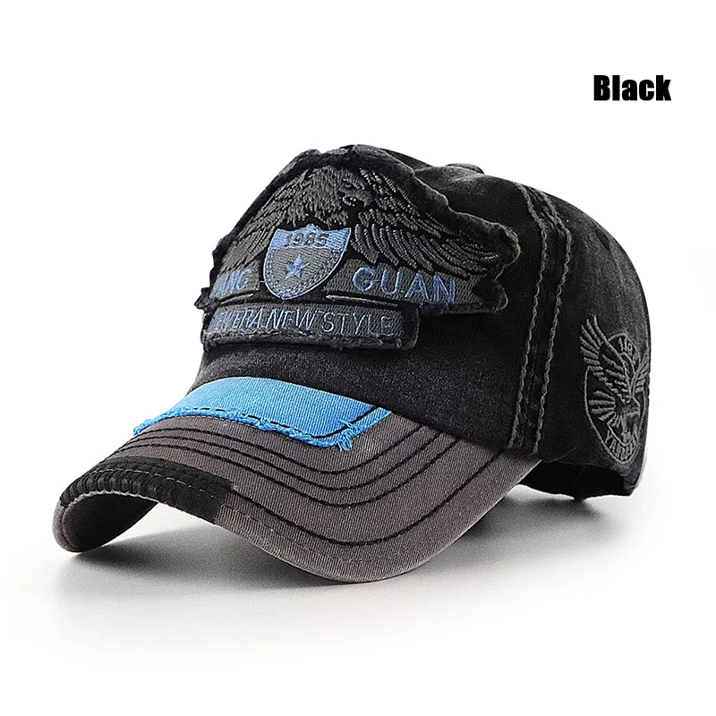 Casquette de baseball Eagle Soars In The Sky And Fly Freely Eagle brodée à grande tête avec 3 magici