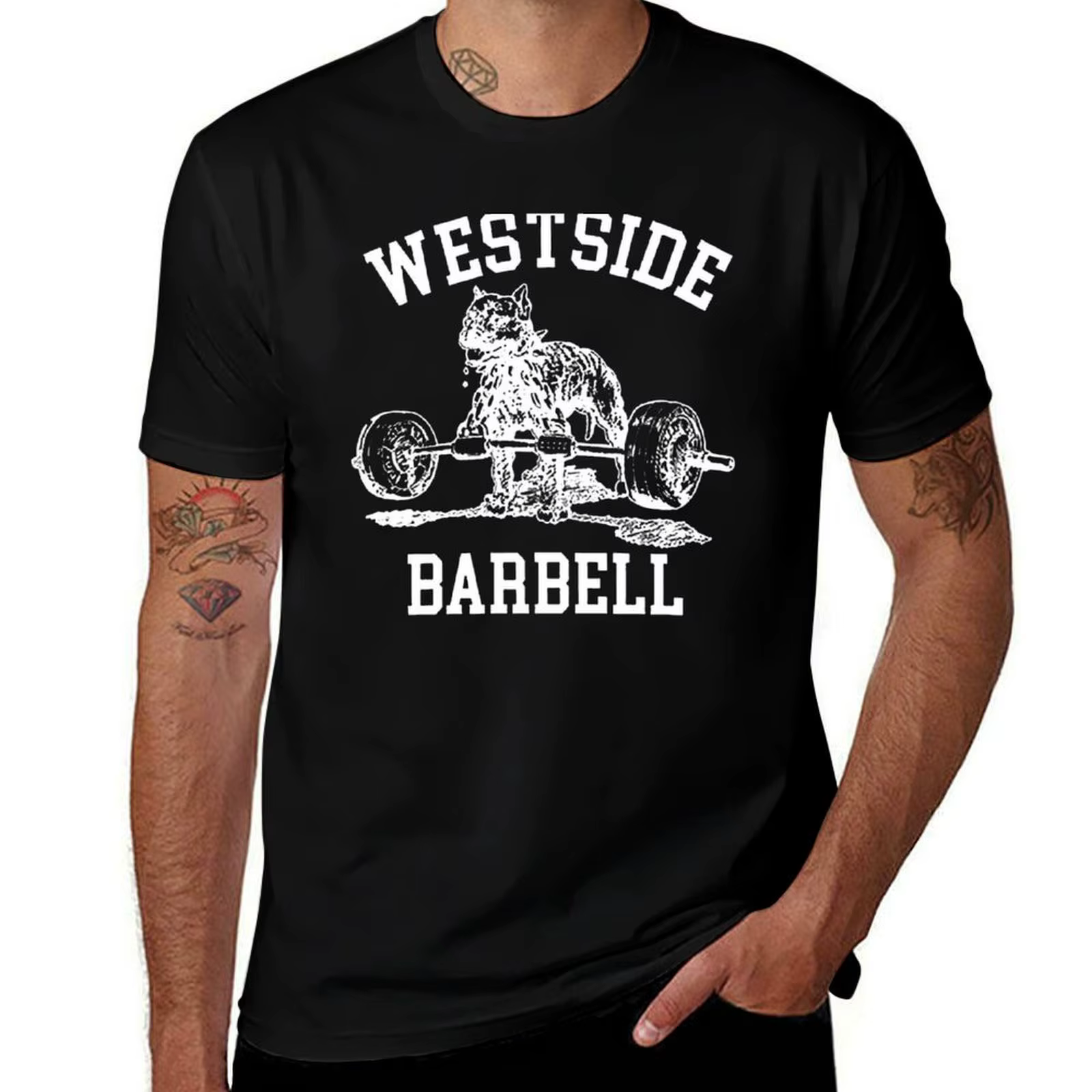 Westside Barbell Gym haltérophilie exercice Fitness T-Shirt t-shirts pour homme pack blanc drôle t-s