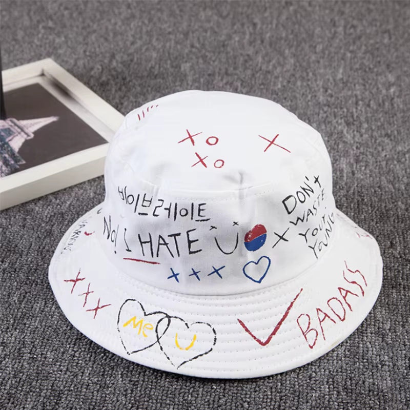 Chapeau de pêcheur d'été unisexe, seau Harajuku, protection solaire pour la pêche en plein air, casq