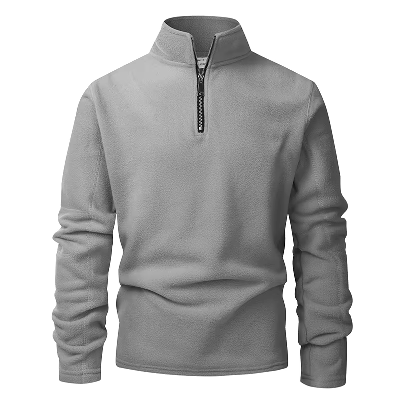 Sweat-shirt à capuche pour hommes, épais, chaud, polaire, survêtement pour hommes, pull à col zippé,