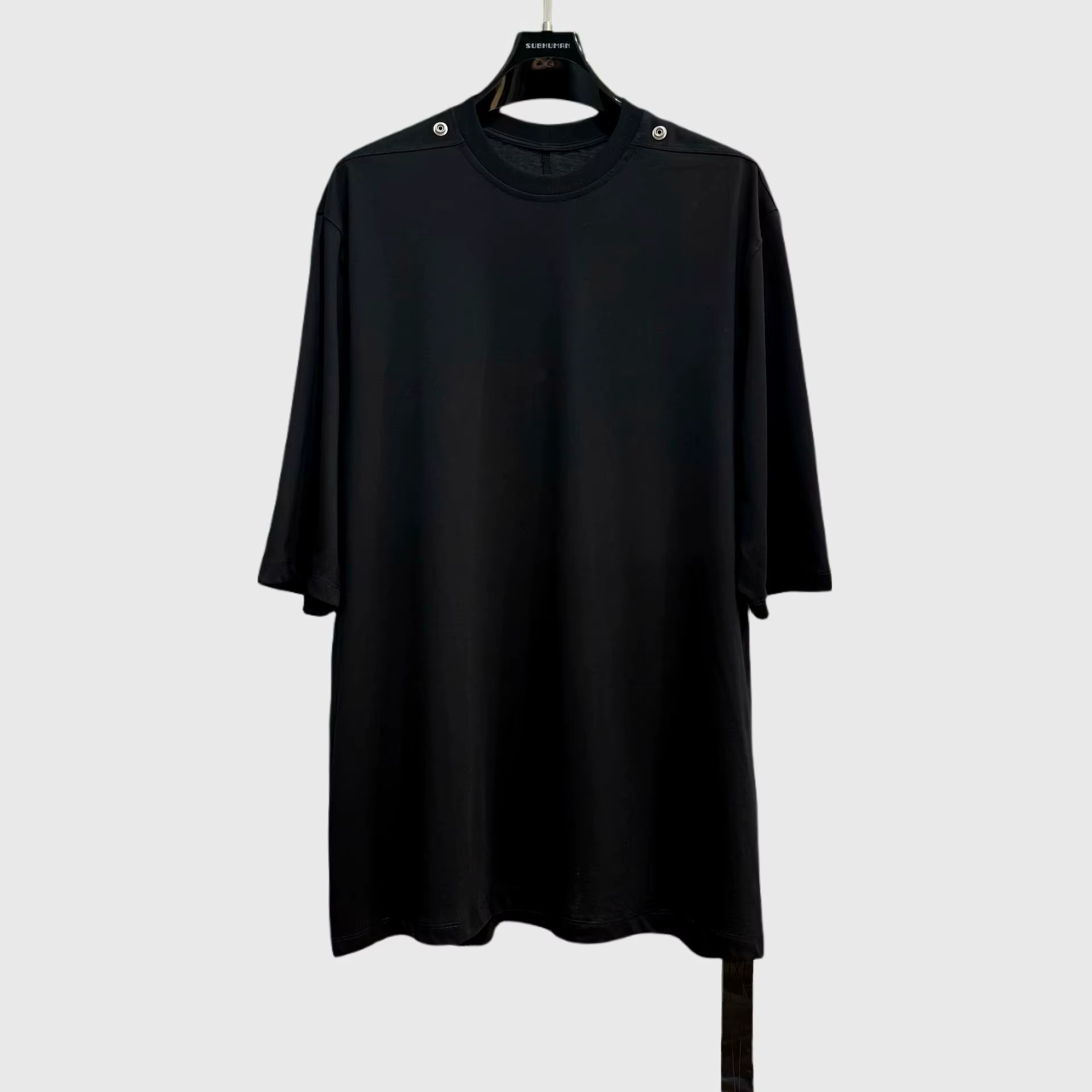 High Street Tees T-shirt homme nouveau T-shirt de couleur unie col rond ample décontracté Simple pol