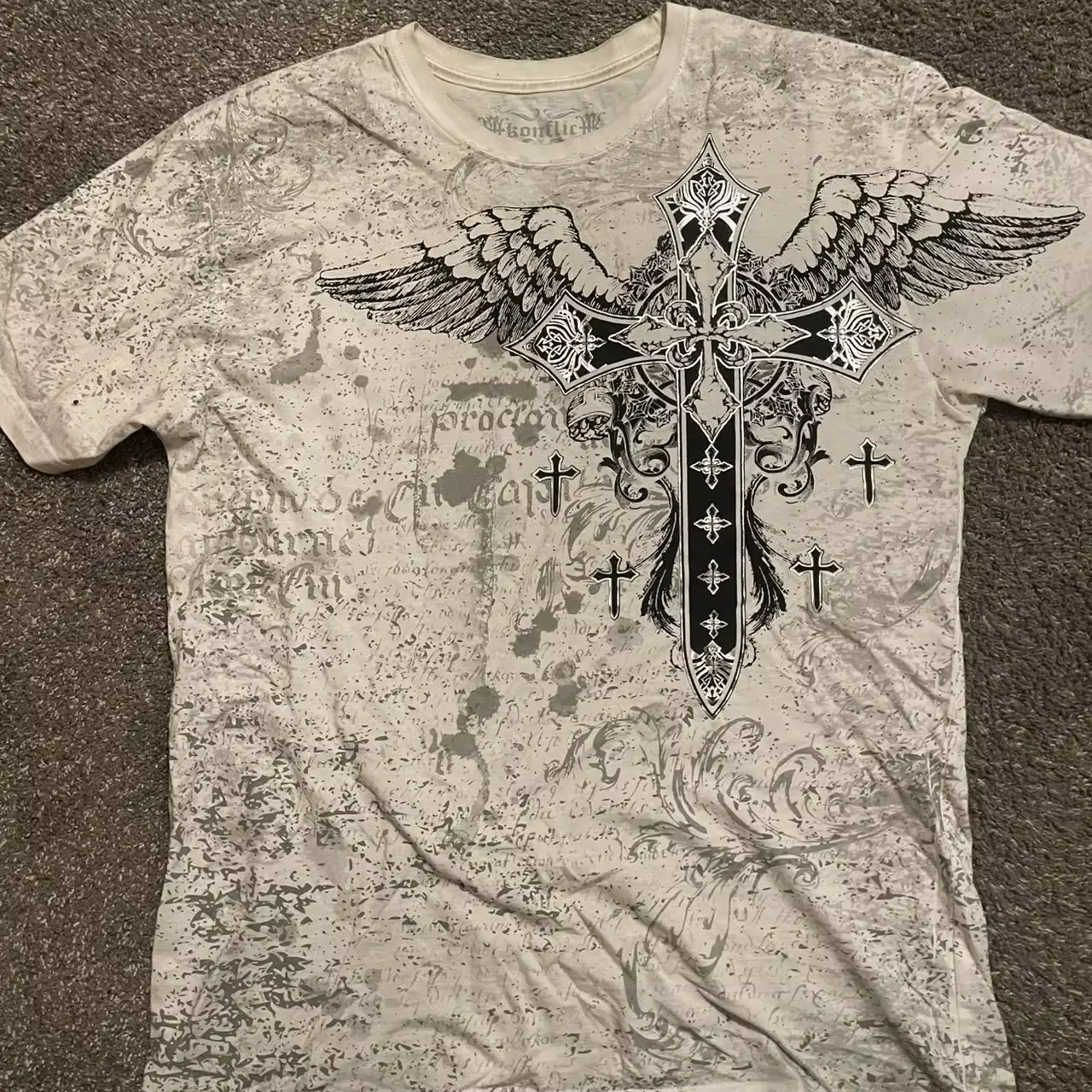 T-shirt pour homme avec imprimé gothique urbain 3D, un incontournable de l'été. Respirant et à sécha