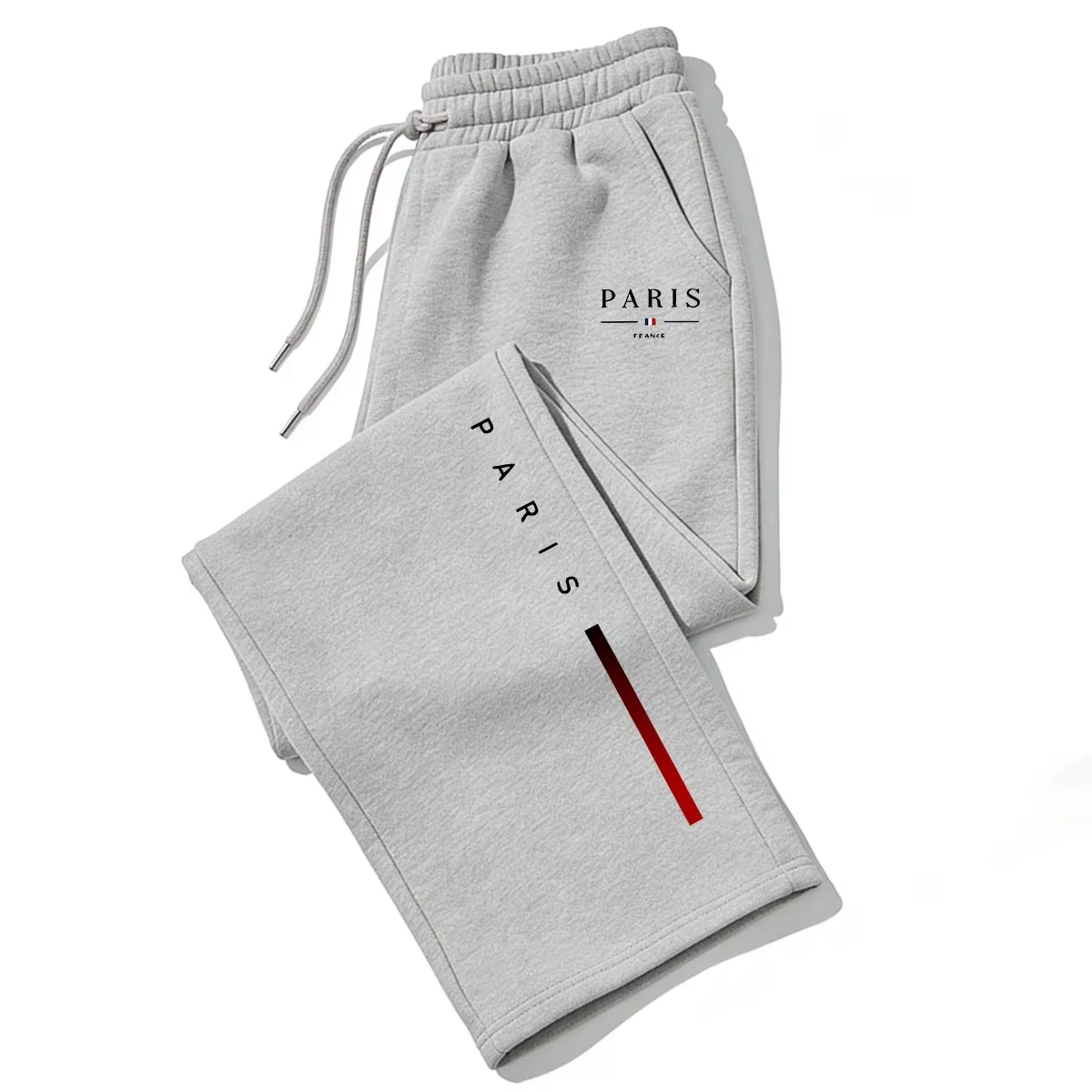 Pantalon large imprimé PARIS, collection 2026, pour homme et femme, automne-hiver, décontracté, haut
