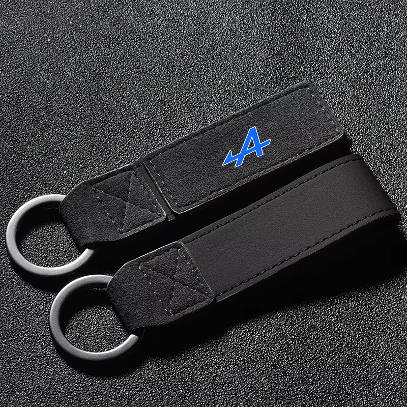 Porte-clés de voiture en daim, anneau de décoration pour Alpine A290 GTS A110 A390 Espace Austral Sp