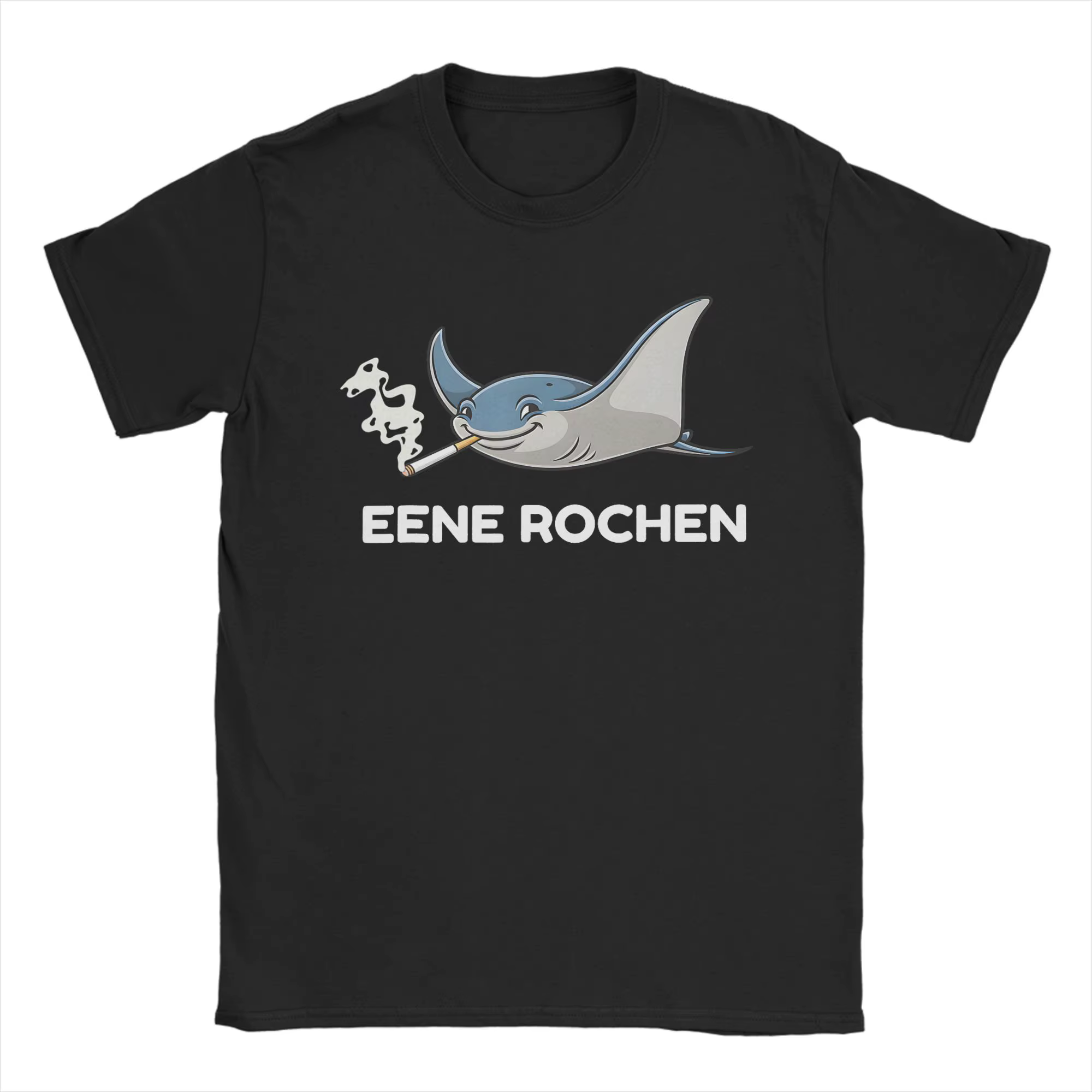 T-shirt à col ras du cou pour hommes, en pur coton, à manches courtes, original, avec motif amusant 