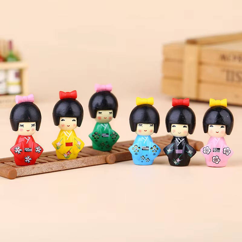 6 pièces japon fille Miniature jardin maison maisons décoration Mini artisanat Micro aménagement pay