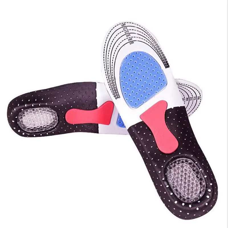 Semelles intérieures de Sport en GEL de Silicone pour femmes et hommes, baskets orthopédiques, Suppo