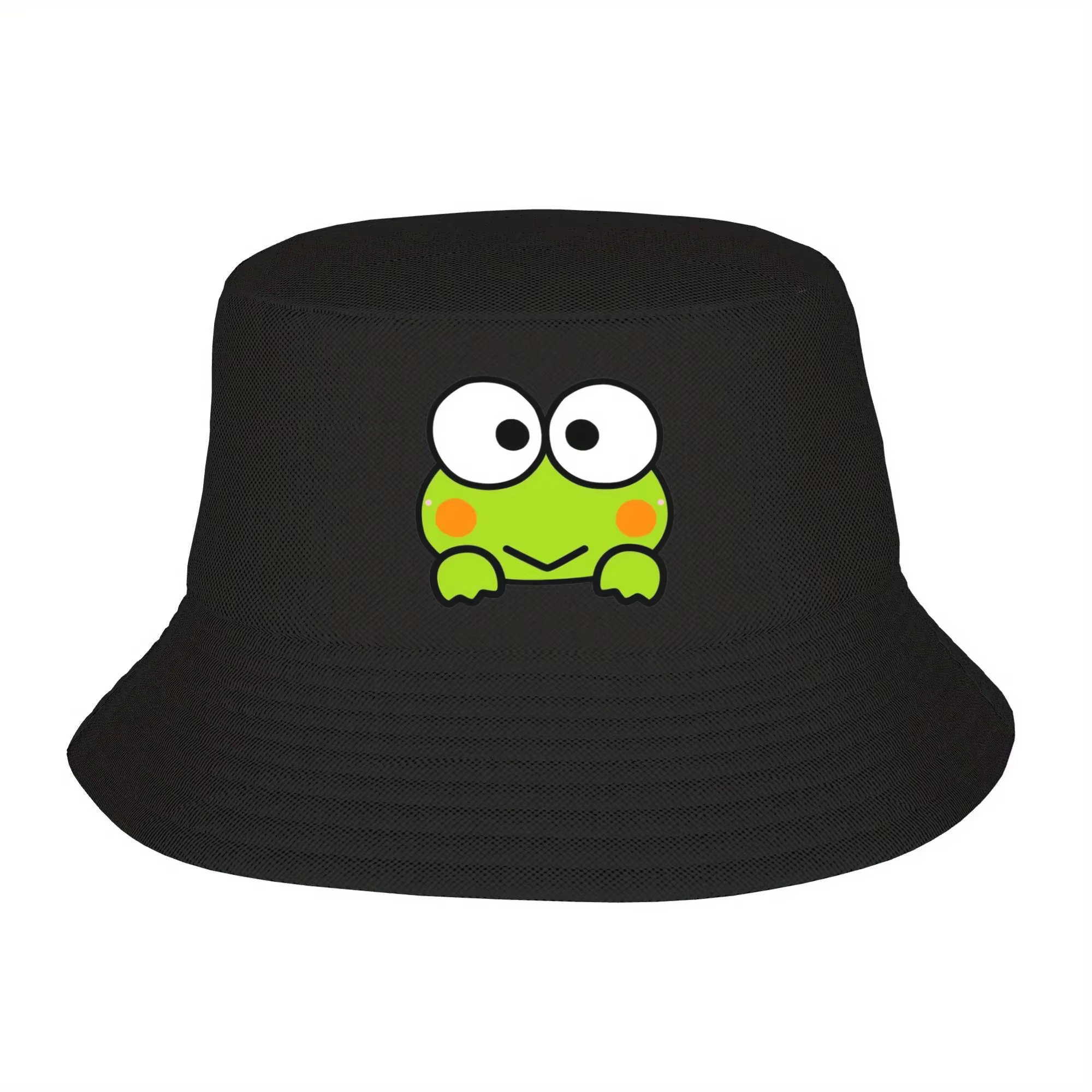 Chapeau de pêcheur Keroppi Harajuku, casquette classique unisexe pour les vacances, chapeau de solei