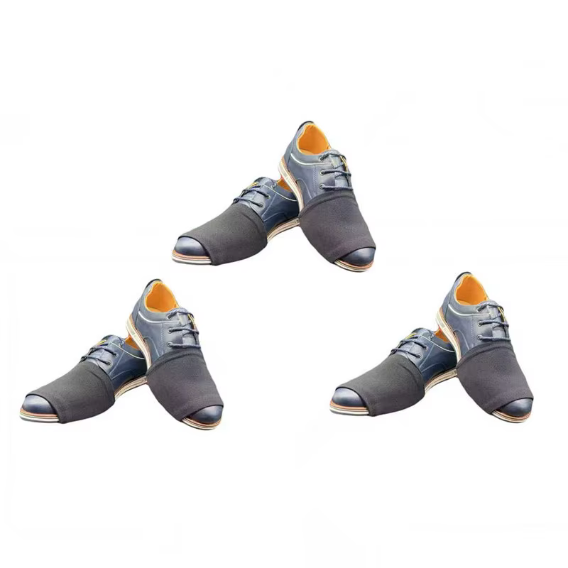 3 paires de paires de chaussettes de couleur unie pour baskets, chaussettes de chaussures de danse s