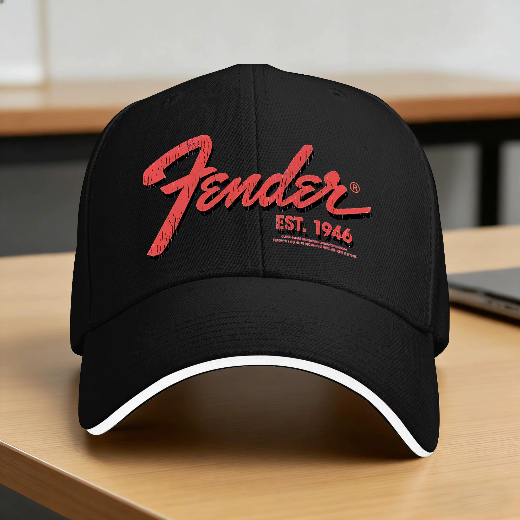 Casquette de baseball Fender Jimi Hendrix Electric Guitar Sun, chapeau de camionneur tendance d'été 