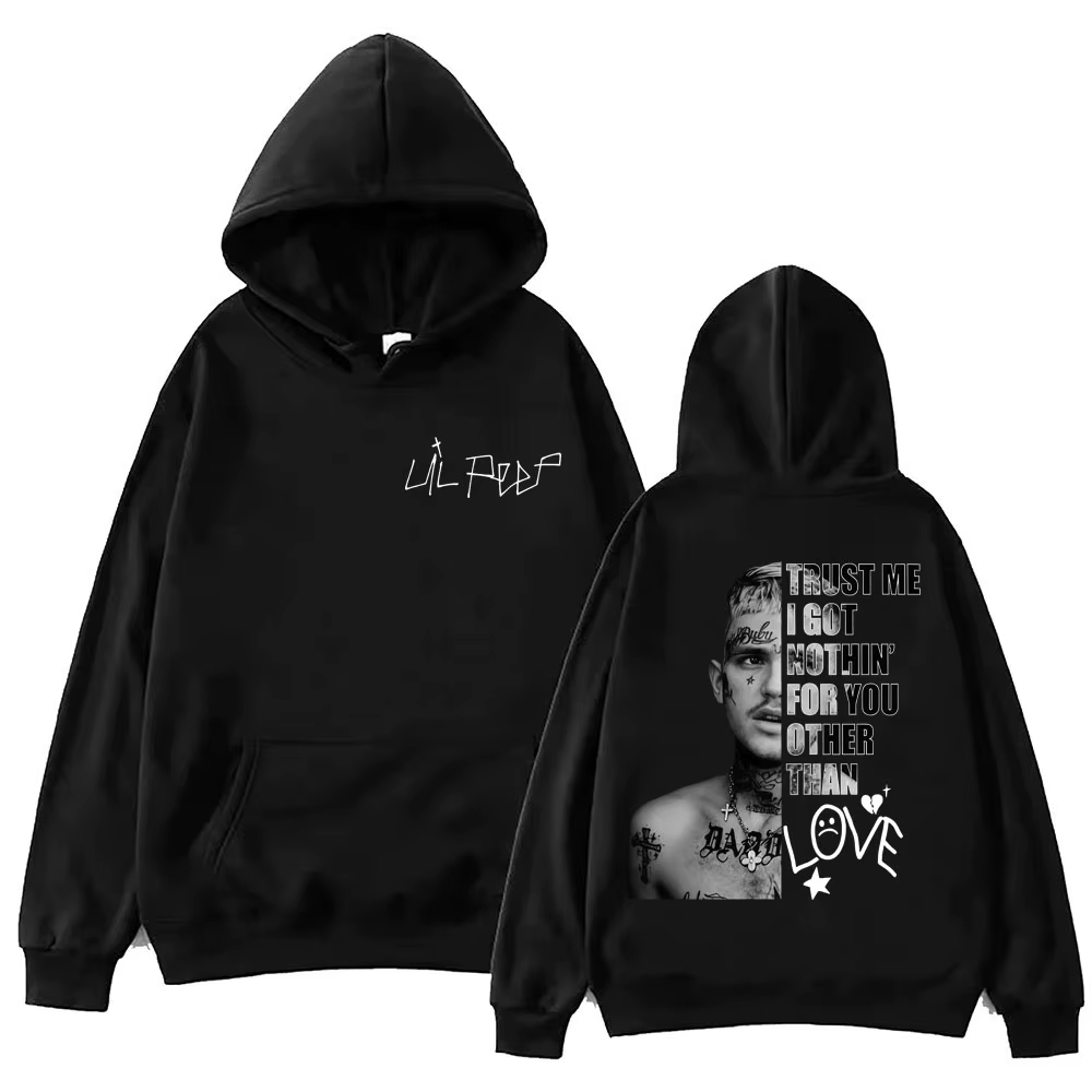 Sweat-shirts à capuche Lil Peep pour hommes et femmes, vêtements hip-hop vintage, pulls décontractés