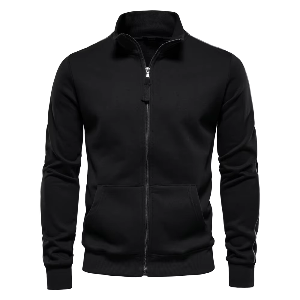 Nouvelle veste à capuche décontractée et polyvalente pour homme, automne-hiver : 50 % coton, col mon