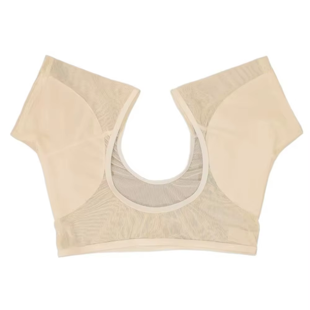 Protège-aisselles lavables en forme de T-shirt, réutilisables, respirants, anti-transpiration, anti-