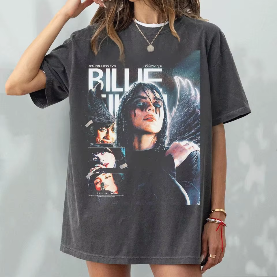 Billie Eilish Chemise Billie Eilish Guts Tour Chemise Billie Eilish Fan Cadeau Graphique Chemise À M