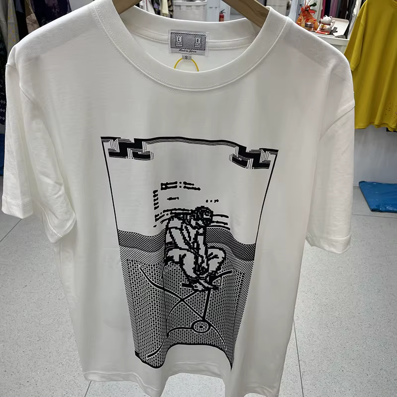 T-shirt C.E Streetwear décontracté, nouveau printemps-été, homme femme, col rond, CAV Empt, coton bl