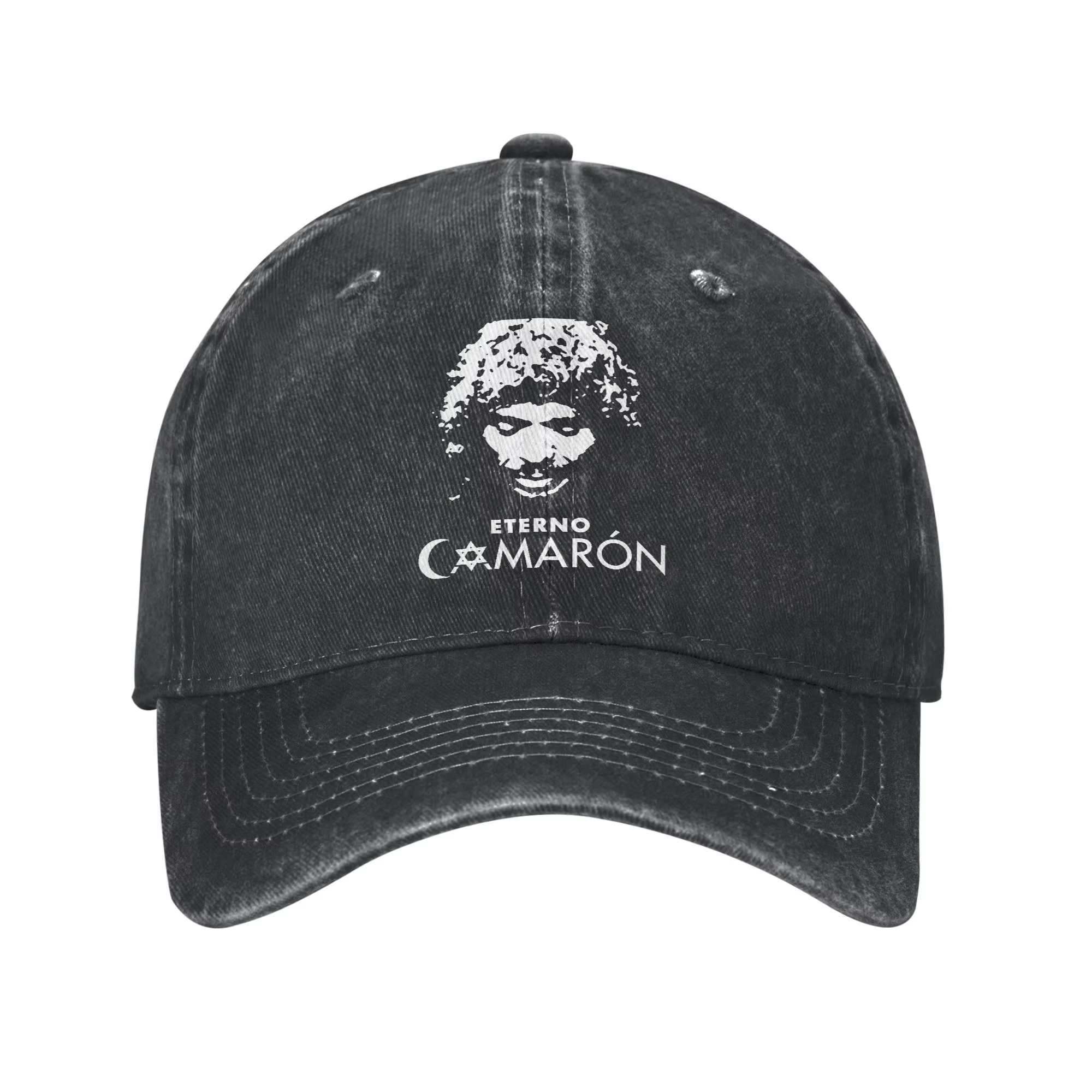 Camarons De La Isla chanteur Flamenco casquette De Baseball décontracté en détresse Denim île crevet