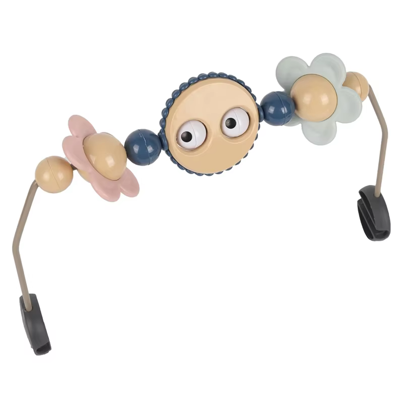 B05C - Accessoire pour transat bébé avec musique - Yeux mobiles pour transat bébé, arche de poussett