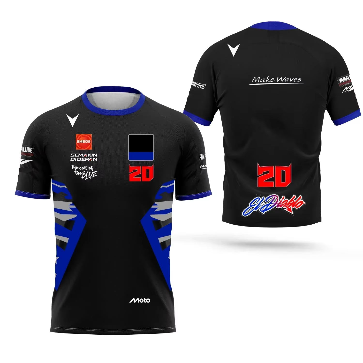 2025 tendance d'été nouvelle course de moto No.20 Fabio Quartararo hommes et femmes T-Shirts sport d