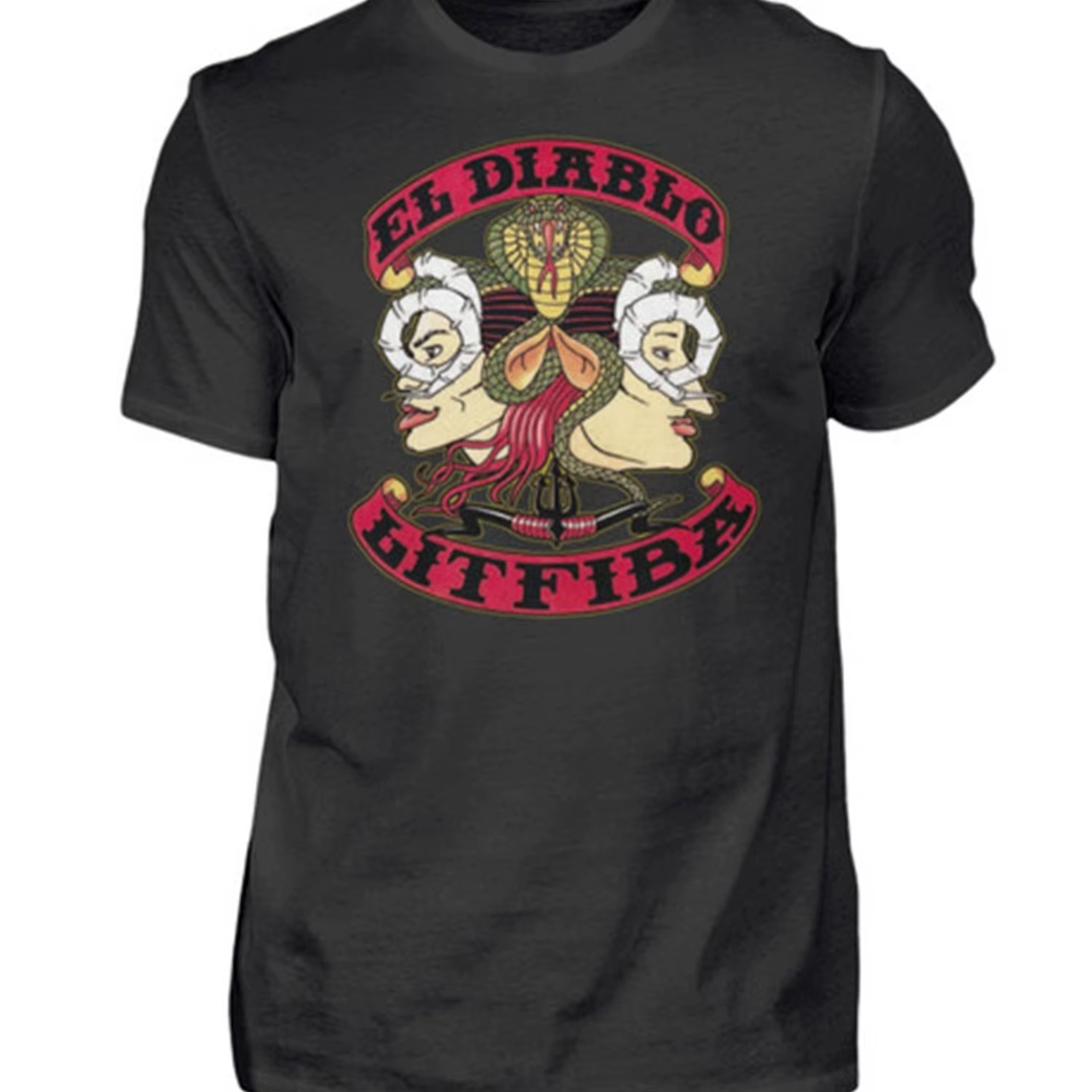 Le T-shirt Litfiba avec le logo d'un groupe italien est un choix idéal pour les passionnés de musiqu