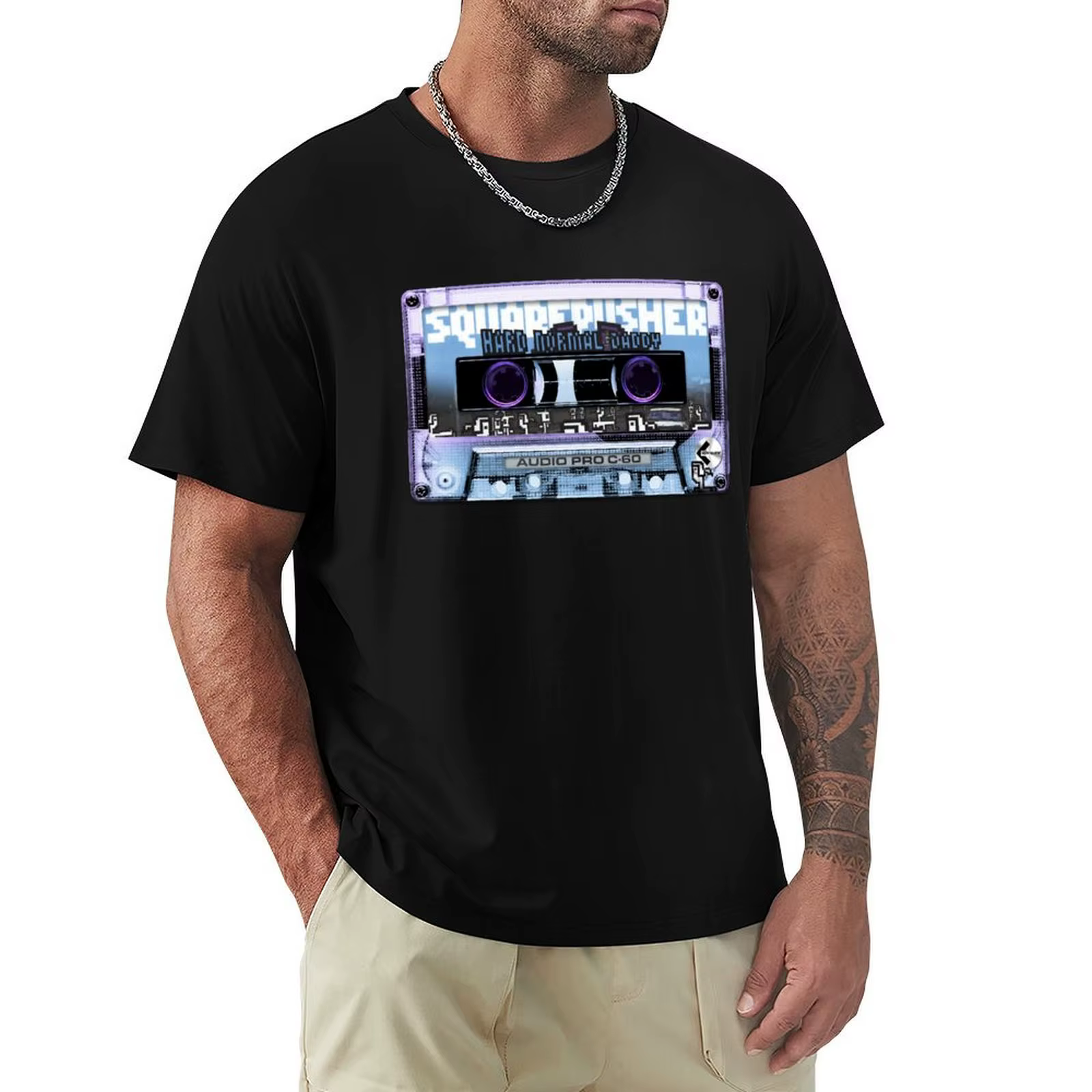 T-shirt Squarepusher Beep Street Cassette en tissu résistant