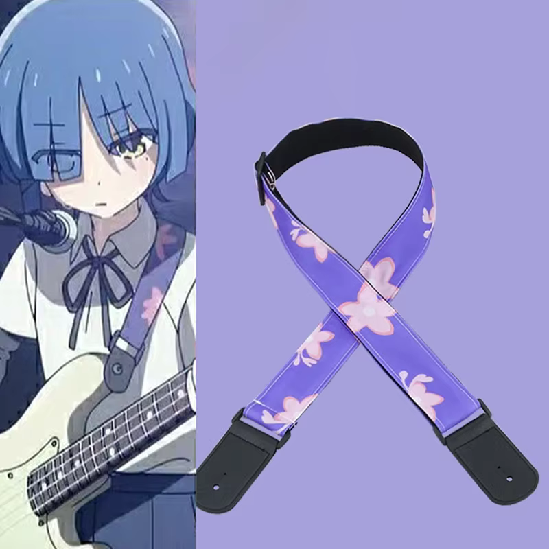 BOCCHI LE ROCHER! Yamada Ryo Goto Hitori Cosplay sangle de guitare électrique bois Guitarra ceinture
