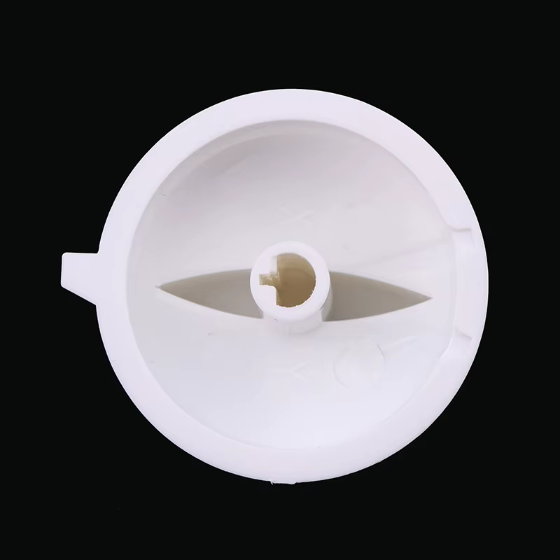 2 pièces, bouton rotatif universel blanc en plastique pour four à micro-ondes, poignée de commande d