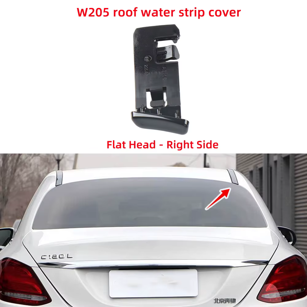 Embouts de barre de toit pour Mercedes Benz Classe C W205 2015-2021, couvercles de barre de toit, ac