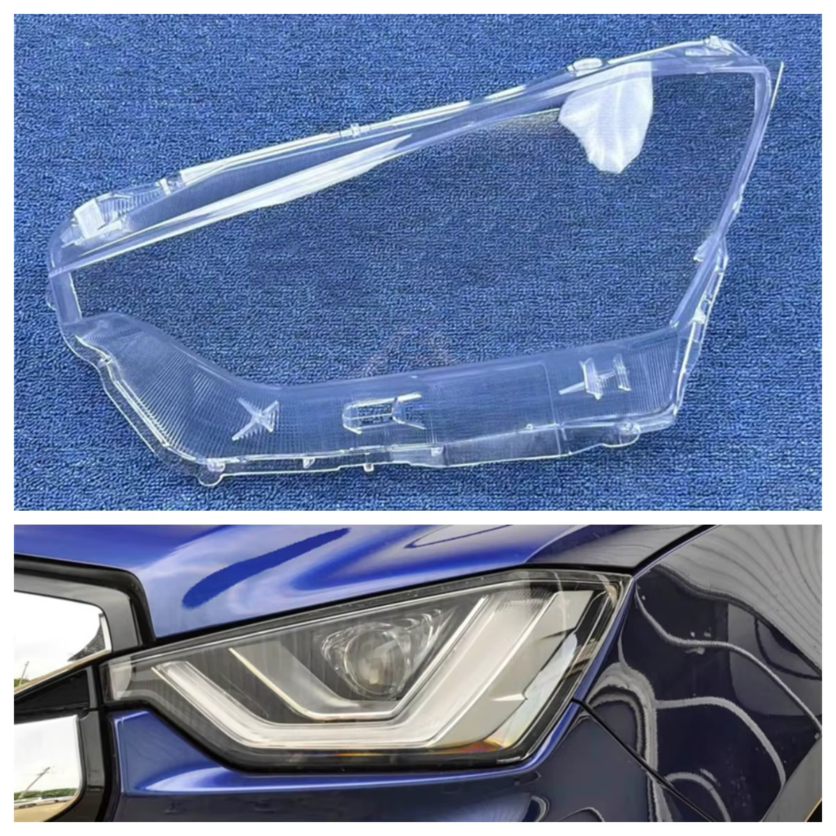 Couvercle de phare avant de voiture, accessoires pour Isuzu D-MAX 2021 2022 2023, coque de lentille 