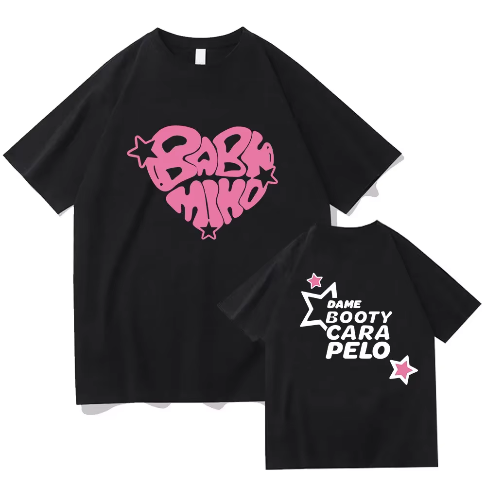 XOXO Tour 2024 Baby Miko T-shirts YoungMiko Rapper Printing Tee-shirt Short Sleeve Summer O-neck Tsh