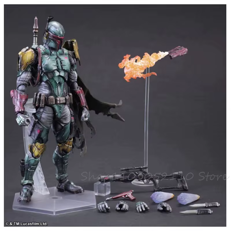 Figurine articulée Play Arts Kai Boba Fett Stormtrooper Darth Vader, modèle de film, jouet, décorati