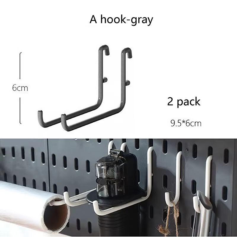 Nouveau ! Accessoires pour panneau perforé mural, organisateur mural, kit de montage DIY, panneau de