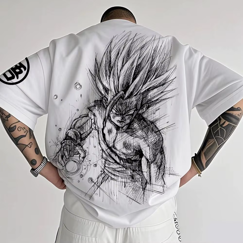 T-shirt sur le thème de Dragon Ball Z - Coton pur, respirant et élastique |   Confortable et élégant