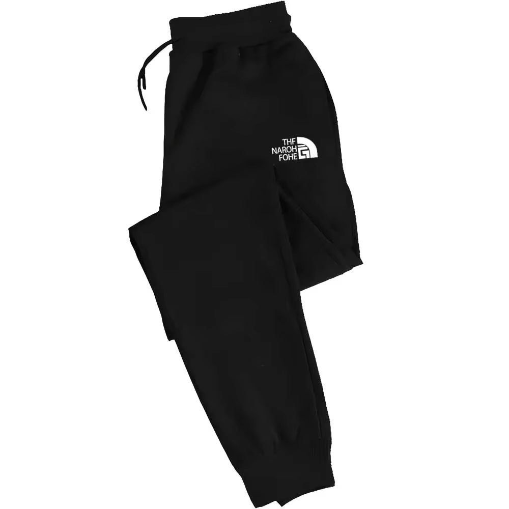 Joggers décontractés pour hommes avec cordon de serrage élastique à la taille et aux chevilles à rev