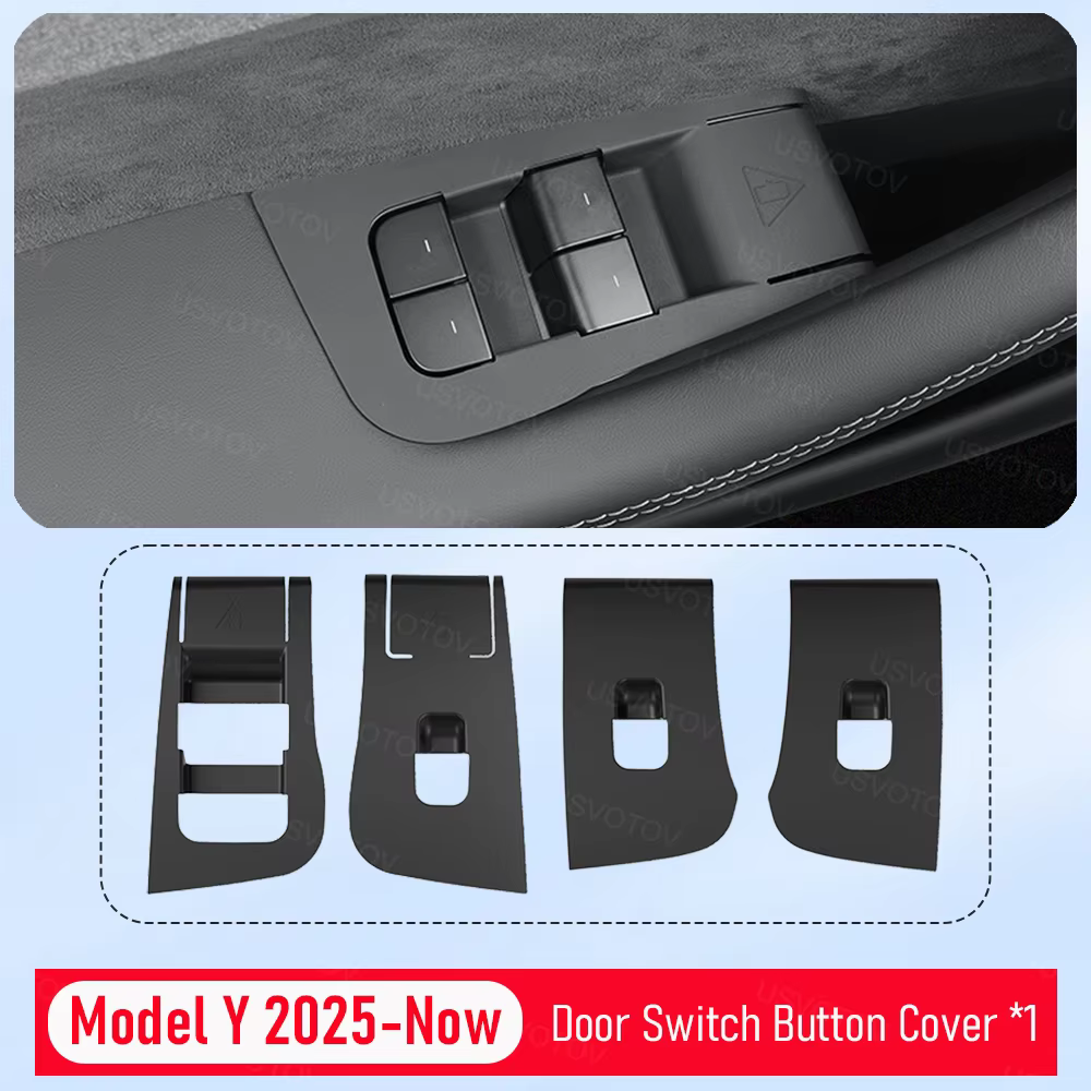 Pour Tesla Model Y Juniper Standard 2025 2026, accessoires Model YL : Cache-boutons du panneau de co