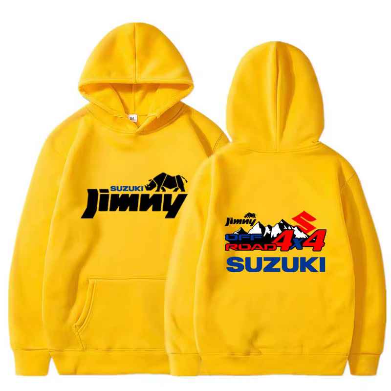 Sweat à capuche sportif pour homme et femme, nouvelle mode 2026, avec logo Suzuki Jimny, pour équipe