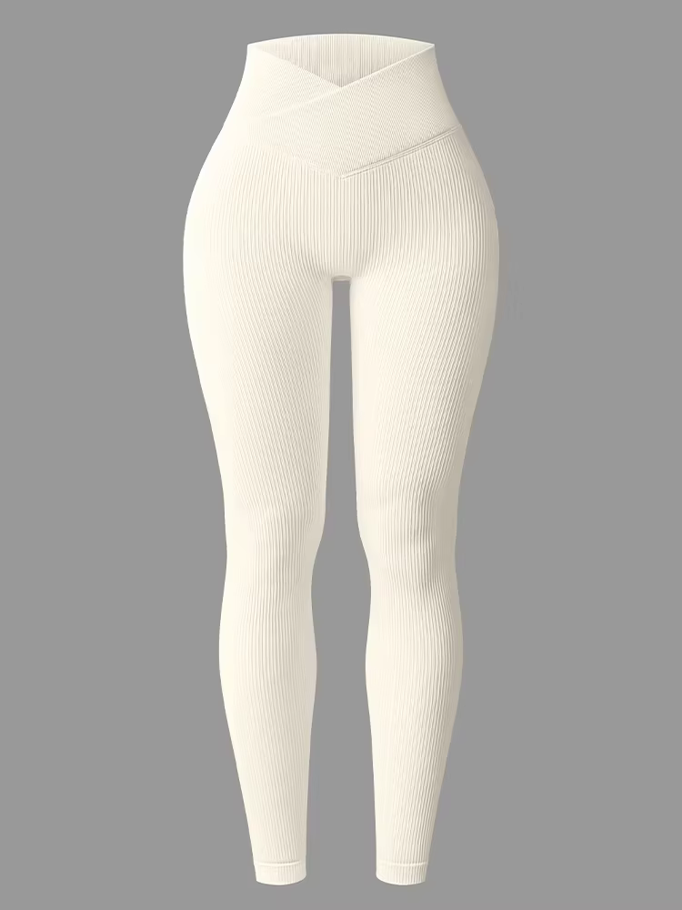 Nouveaux Leggings Tricotés 2026 pour Femmes – Collants Sans Couture Amincissants, Taille Haute, Effe