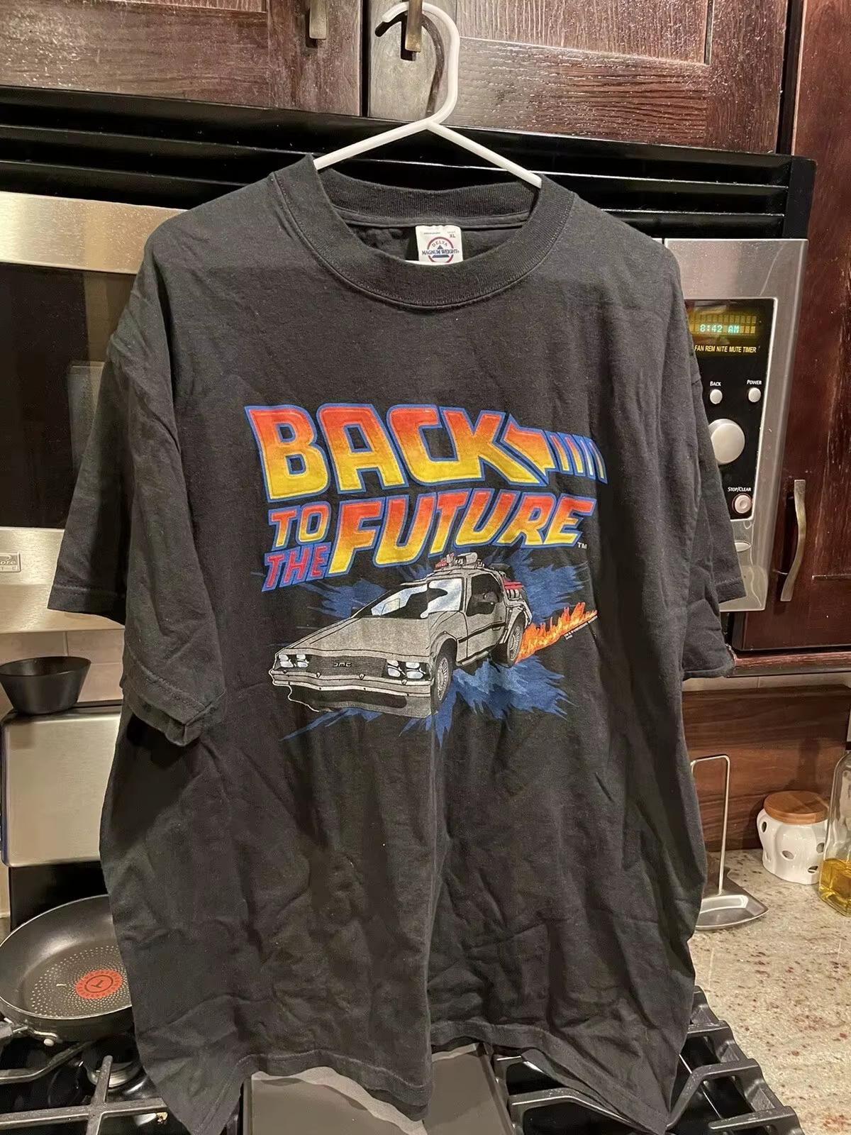 T-shirt rétro des années 90 pour hommes, style rétro, retour vers le futur, nouveau style d'été, T-s