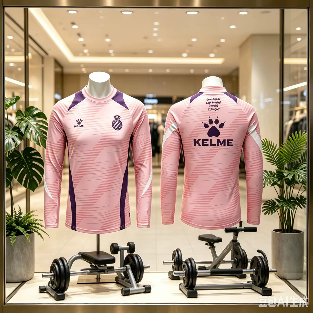 T-shirt de sport KELME pour homme – Nouveau pull à manches longues et col rond pour l'entraînement d
