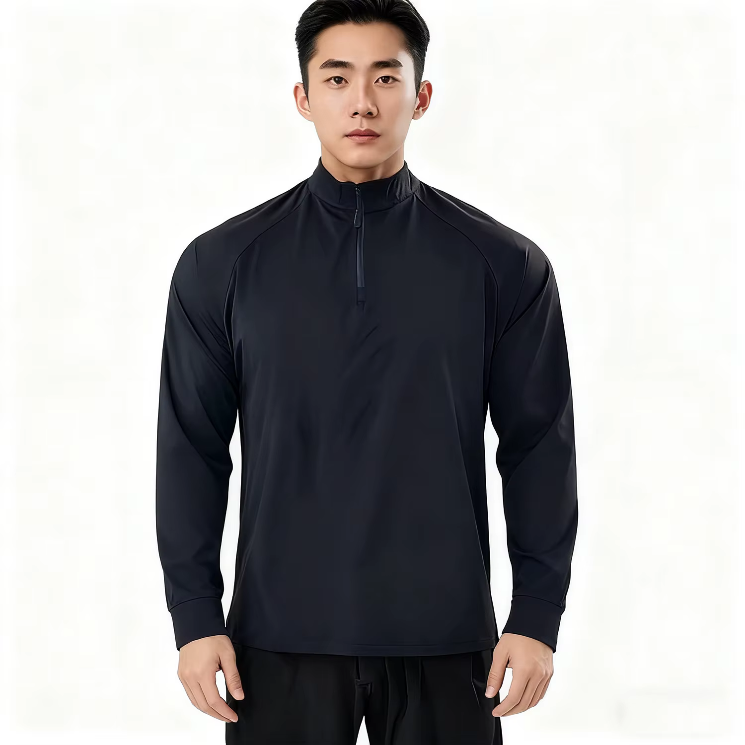 T-Shirt à manches longues pour hommes, nouveau sport, course à pied, Fitness, extensible, séchage ra