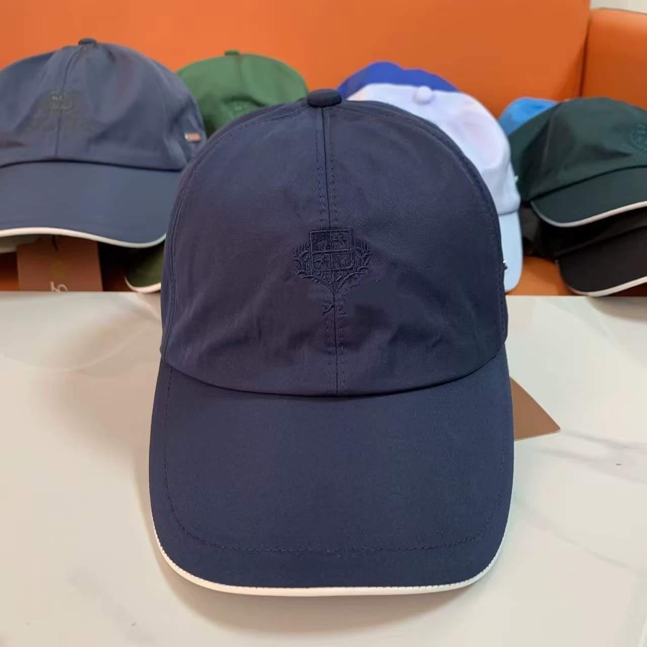 Casquette de baseball unisexe tendance avec visière souple, broderie de lettres, respirante et confo
