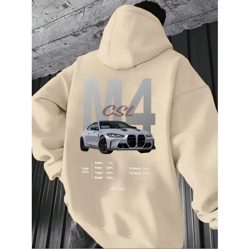 Mode hommes femmes unisexe F40 voiture sweats à capuche 2025 automne hiver pulls décontractés JDM St
