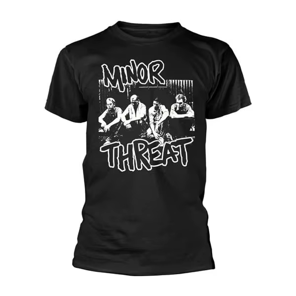 T-shirt photo du groupe Minor Threat, t-shirt punk pour hommes, parfait pour les fans qui aiment l'a