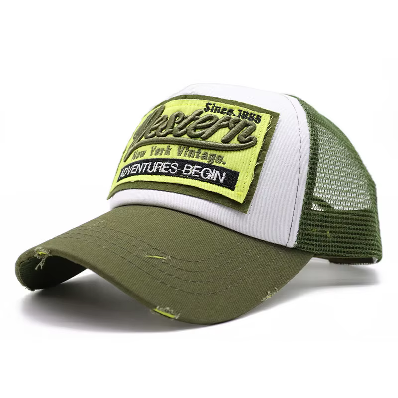 Casquette de camionneur unisexe pour hommes, broderie de lettres, casquette de baseball, casquette d