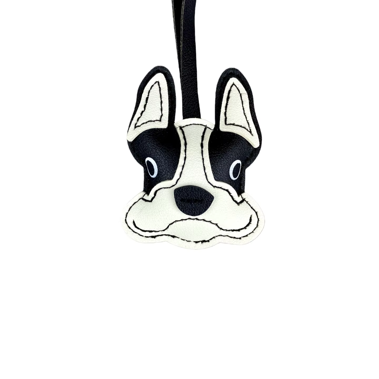 Porte-clés et breloque de sac en cuir PU Bouledogue français et Beagle – Adorable accessoire pour sa